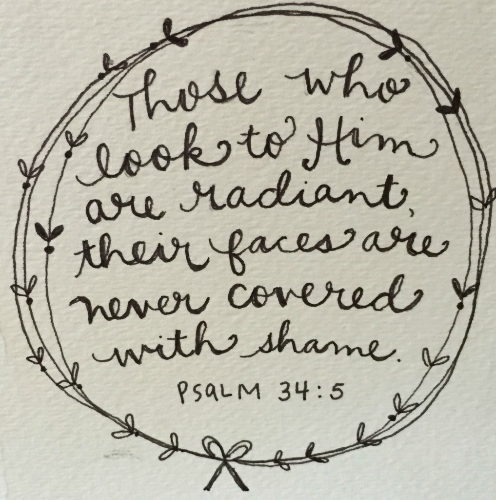 Psalm 34:5 Notecards | Aubrey Sampson