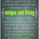You Belong to God, not to Shame